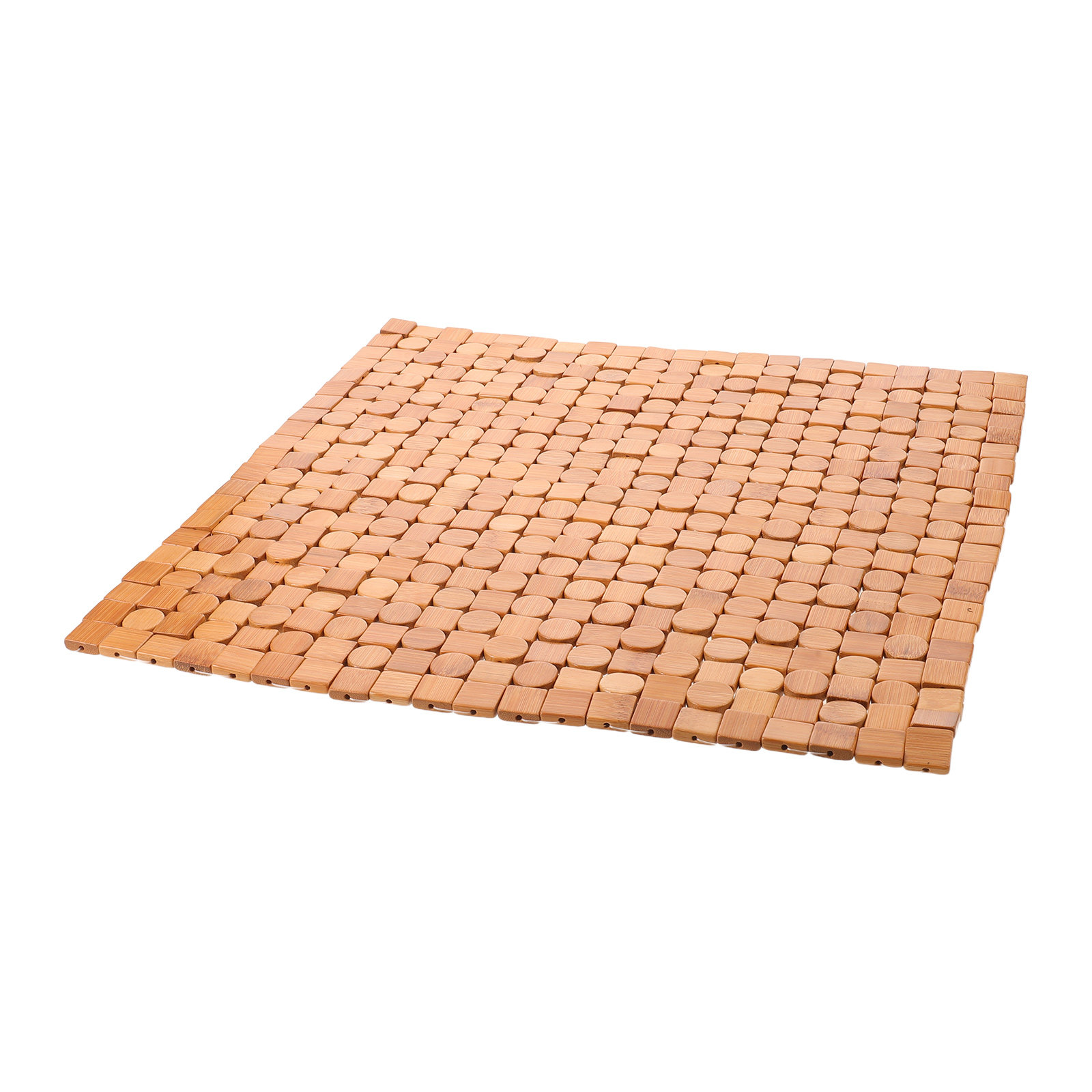 Bamboo Bath Mat - Foldable Bamboo Bath Mat 16.54 Inch