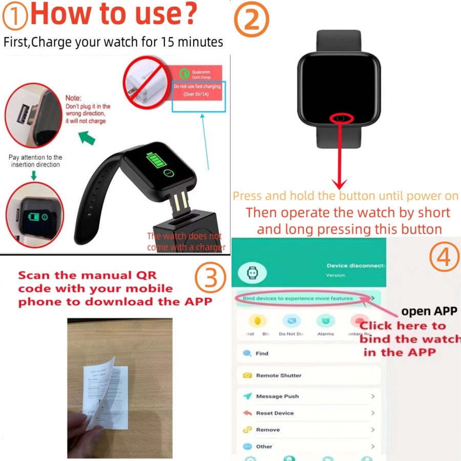 Smart Watch For Men Women Spor - Health Wellness Bracelet review and price